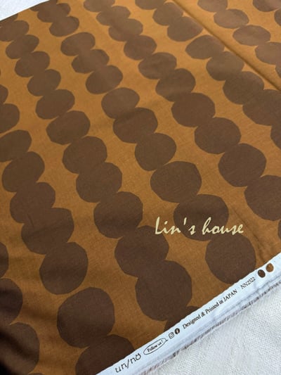 日系設計品牌 un/no 圓點系列布料三色4