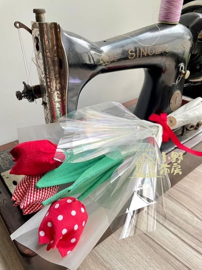 【季節限定課程】母親我愛您鬱金香花束  x 黛安的布作雜貨3