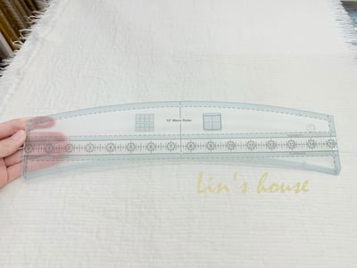 拼布裁切工具【曲線尺規（英寸）】2