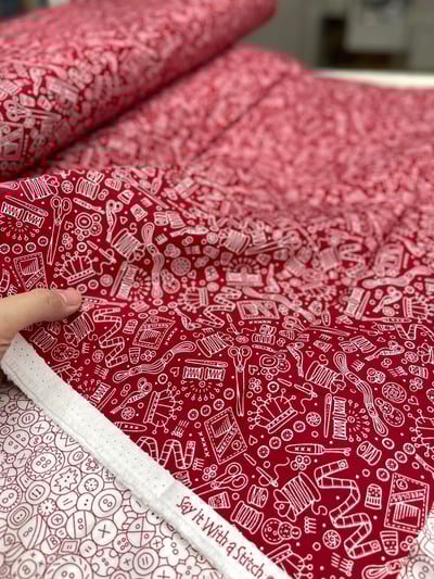 Say It With A Stitch by Mandy Shaw for Henry Glass Fabrics.5