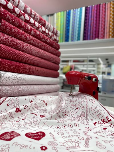 Say It With A Stitch by Mandy Shaw for Henry Glass Fabrics.1