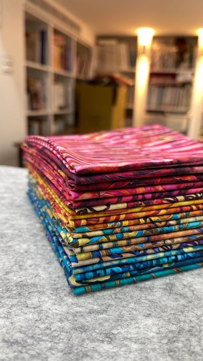 Dan Morris Design【蠟染布2021-02】套布組4