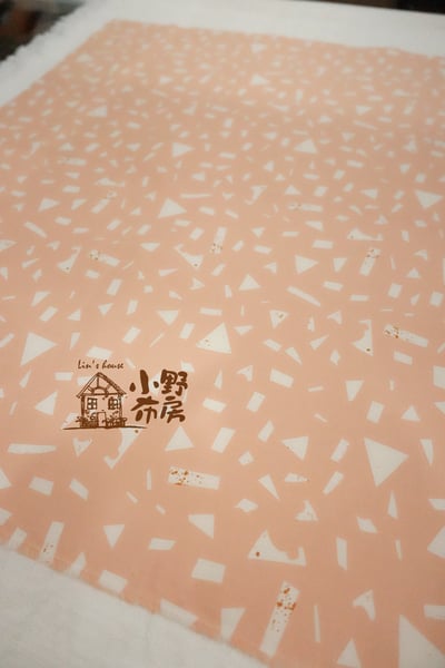 柔和活潑粉桔色套布4