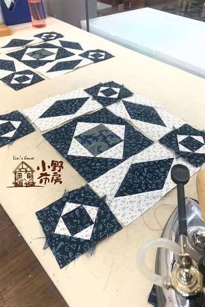 【機縫課程】海之嵐壁飾 / 拼布被1