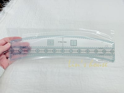 拼布裁切工具【曲線尺規（英寸）】3