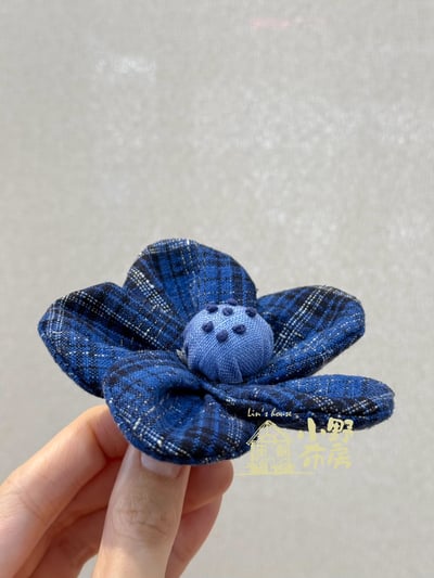 【機縫課程】送給自己一朵優雅布花2