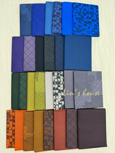 Robert Kaufman 幾何建築套布組2