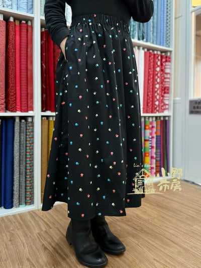 【洋裁課程】一日打造可愛的鬆緊帶裙1