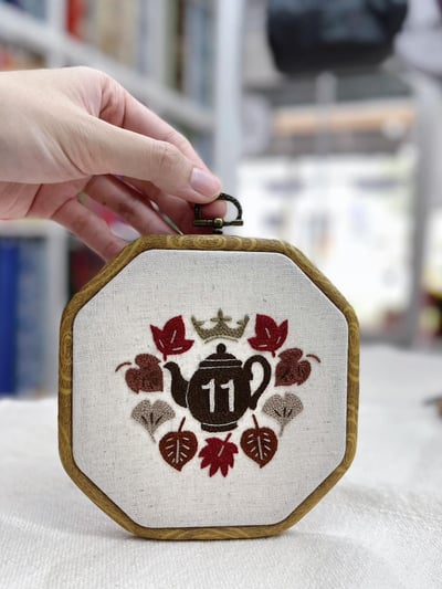 12個月份刺繡布10