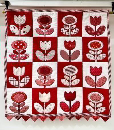 【線上課程】我的小小紅白花園（含模板）2