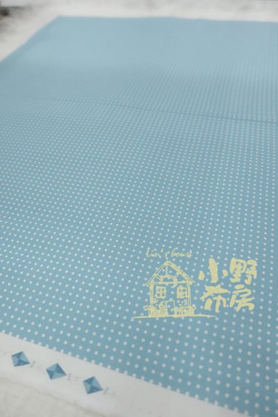 和諧舒適藍綠色套布8