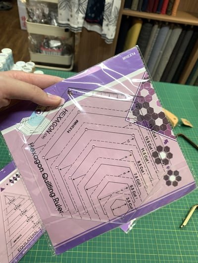 拼布裁切工具【五件套快速拼接角度尺】5