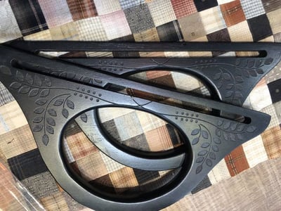 雕花實木手提把3