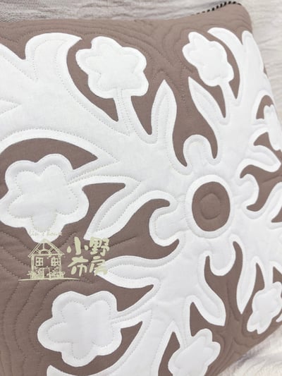 【機縫課程】夏威夷風情拼布抱枕5