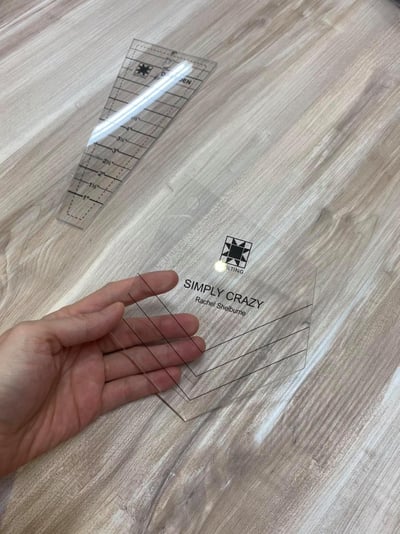 拼布裁切工具【4件組快速機縫拼布尺】2