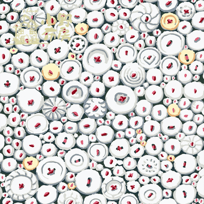 ROWAN 2021經典系列【鈕扣馬賽克Button Mosaic（共兩色）】1