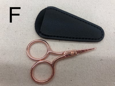 玫瑰金復古小剪刀組7