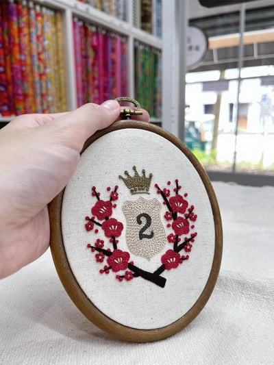 12個月份刺繡布3