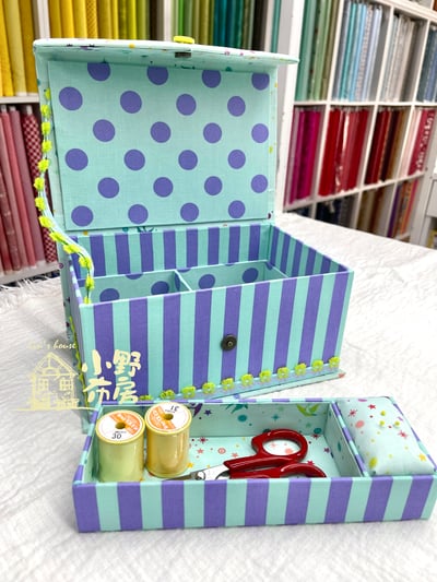 【手作課程】法式縫紉工具布盒2