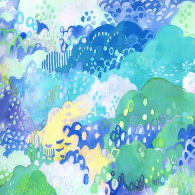 MODA【奇幻森林 Fanciful Forest（藍色）】4