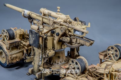 FOV 1/32 二戰德國FlaK 36 88mm防空砲 88砲 熱帶舊化版6