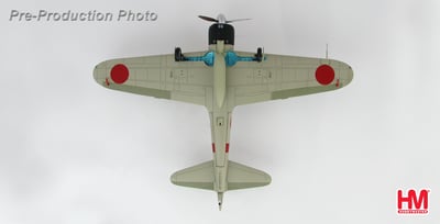 1/48 HM A6M2b 零式戰鬥機21型 珍珠港事變赤城號航母 板谷茂座機6