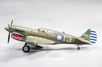 1/72 HM P-40N 太公令 中美混合聯隊 徐華江 王光復座機9