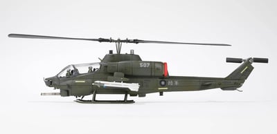 FOV 1/48 國軍版 AH-1W 眼鏡蛇直升機 機號 507 地獄火+火箭+響尾蛇2