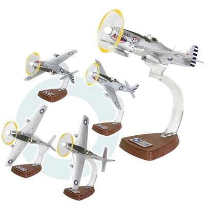 FOV 1/72 二戰國軍 P-51D野馬式戰鬥機/中華民國空軍第五大隊第17中隊 鄭松亭大隊長座機16