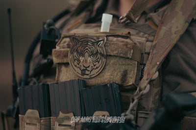 虎！虎！虎！虎你旺老虎頭雷射切割士氣章2