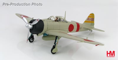 1/48 HM A6M2b 零式戰鬥機21型 珍珠港事變赤城號航母 板谷茂座機5
