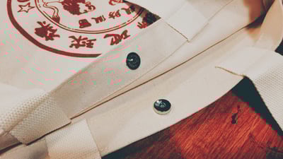 一帆風順 雙獅地球牌帆布提袋 / Smooth Sailing – Double Lion Globe Brand Canvas Bag / 順風満帆・ダブルライオングローブ牌キャンバスバッグ2