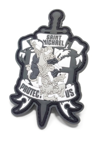 Saint Michael Protect Us 聖米迦勒庇護吾等 PVC 臂章 士氣章3