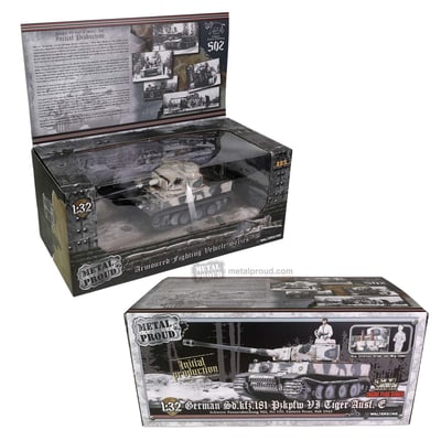 FOV 1/32 二戰德國虎式戰車/初期量產型/雪地迷彩塗裝 Sd.Kfz.181 PzKpfw VI Tiger Ausf12