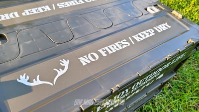 【展示品出清】【軍宅戶外風】摺疊收納箱 50L【搖曳露營 | 軍綠】特價免運中7