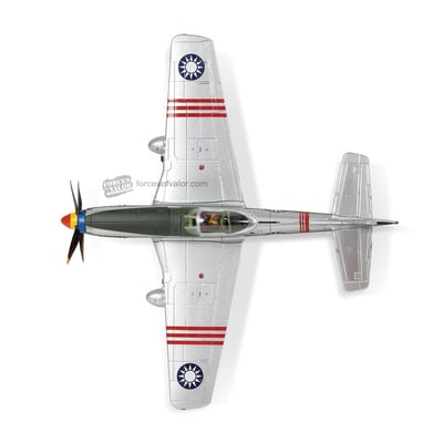 FOV 1/72 二戰國軍 P-51D野馬式戰鬥機/中華民國空軍第四大隊第21中隊 鄭永達中隊長座機10