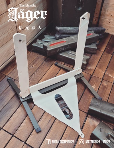 德軍軍用反光三角警示牌9