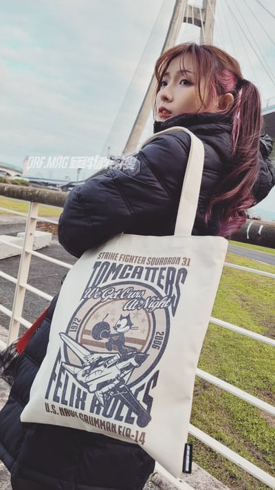 軍事文創帆布袋 F-14 / VFA 31湯姆貓紀念款4