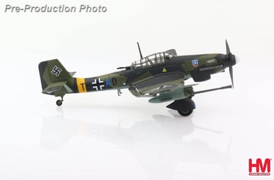 1/72 HM 二戰德國 容克Ju87G-1 斯圖卡俯衝轟炸機"大砲鳥Kanonenvogel"/東線塗裝4