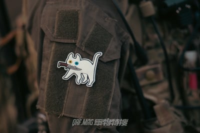 特戰小貓咪PVC士氣章1