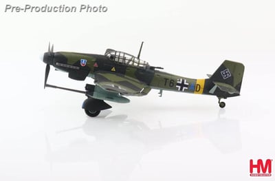 1/72 HM 二戰德國 容克Ju87G-1 斯圖卡俯衝轟炸機"大砲鳥Kanonenvogel"/東線塗裝3