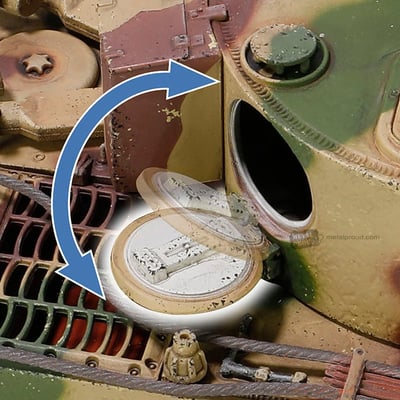 FOV 1/32 二戰德國虎式戰車 初期型 / 1943年7月庫斯克第505重戰車營12