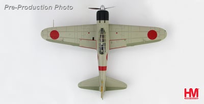 1/48 HM A6M2b 零式戰鬥機21型 珍珠港事變赤城號航母 板谷茂座機7