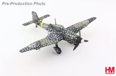 1/72 HM 二戰德國 容克Ju87D-3 斯圖卡俯衝轟炸機/東線冬季塗裝6