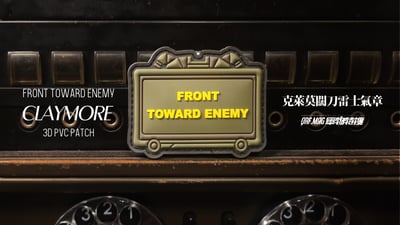 克萊莫闊刀雷PVC士氣章1