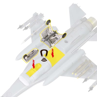 FOV 1/72 中華民國空軍ROCAF F-16A/B Block 20 馬拉道 紅太陽/黑太陽版21