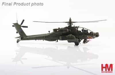 1/72 HM 美軍AH-64D 長弓阿帕契直升機 鯊魚嘴塗裝版 2010年阿富汗持久自由行動3