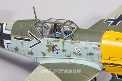 1/48 HM BF109E-4 王牌飛行員 阿道夫·加蘭德 Adolf Galland 座機3