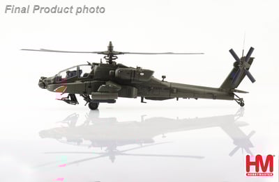 1/72 HM 美軍AH-64D 長弓阿帕契直升機 鯊魚嘴塗裝版 2010年阿富汗持久自由行動4