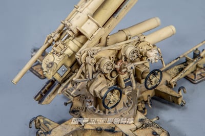 FOV 1/32 二戰德國FlaK 36 88mm防空砲 88砲 熱帶舊化版14